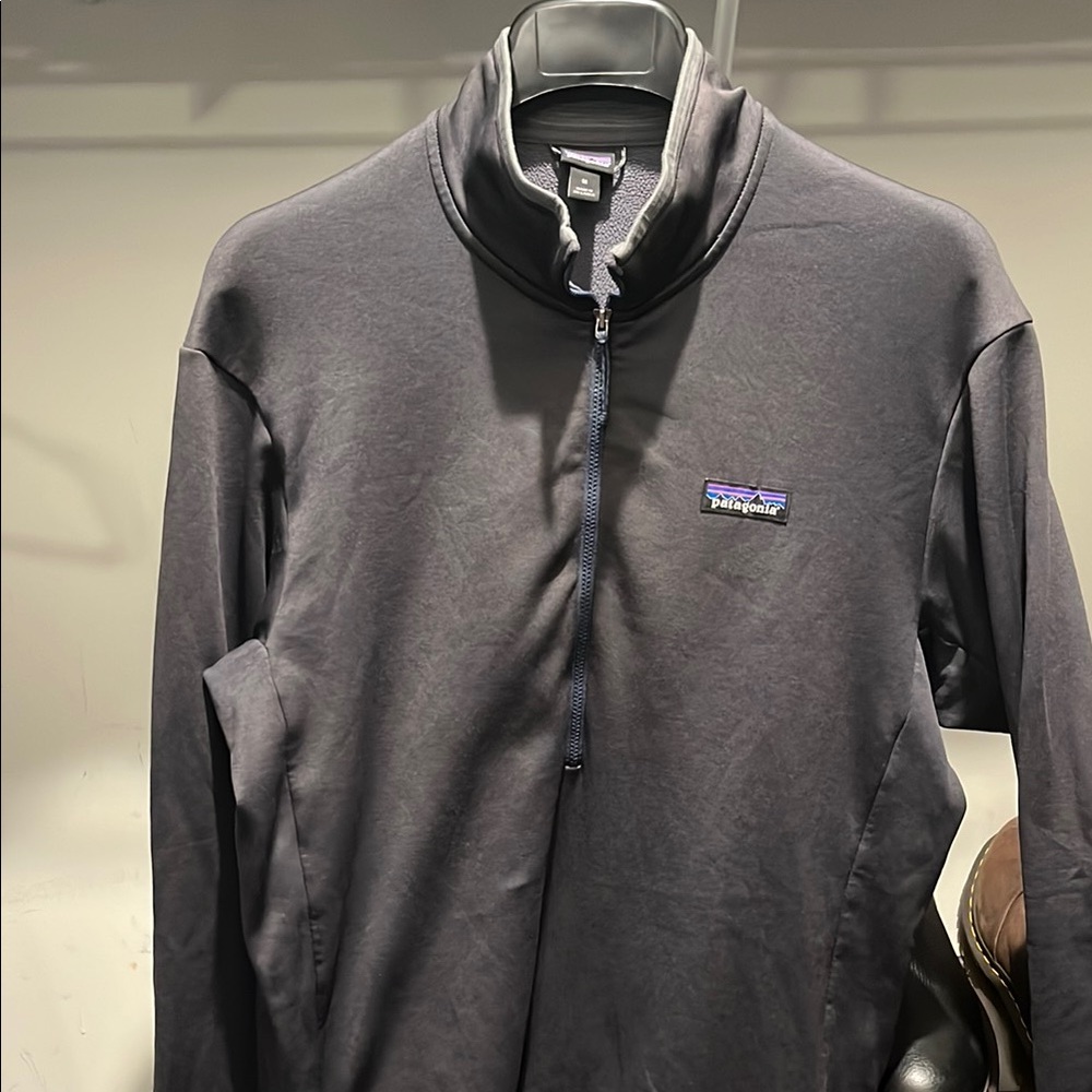 Patagonia Gray Quarter-Zip Pullover